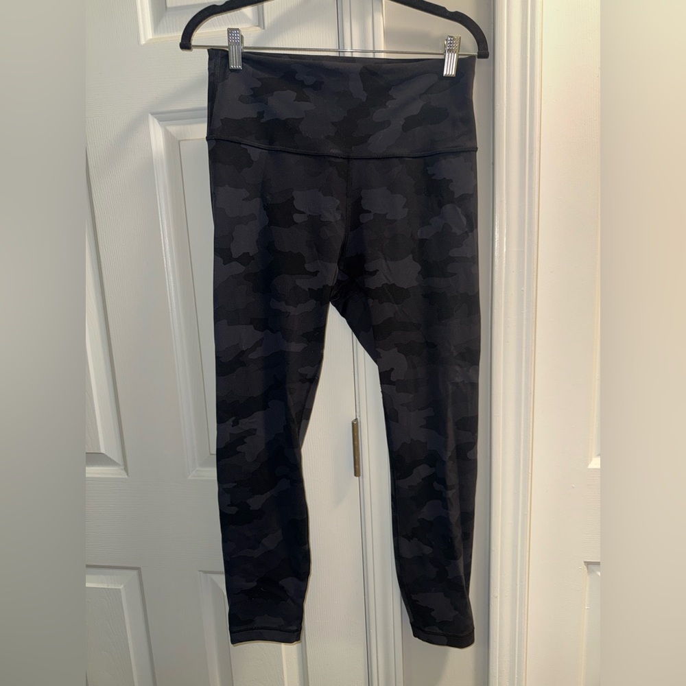 lululemon athletica Black Camo Leggings
